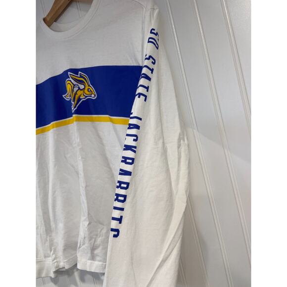 Champion South Dakota State Jackrabbits Shirt Small White Long Sleeve - Picture 3 of 5